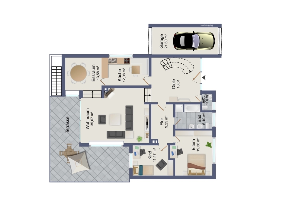 Grundriss Erdgeschoss