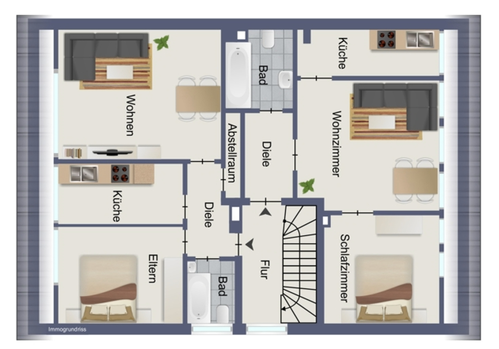 Grundriss Dachgeschoss
