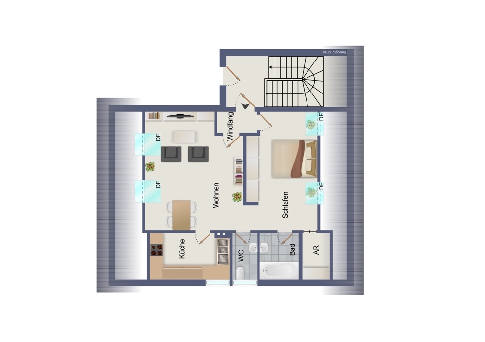 Grundriss Dachgeschoss