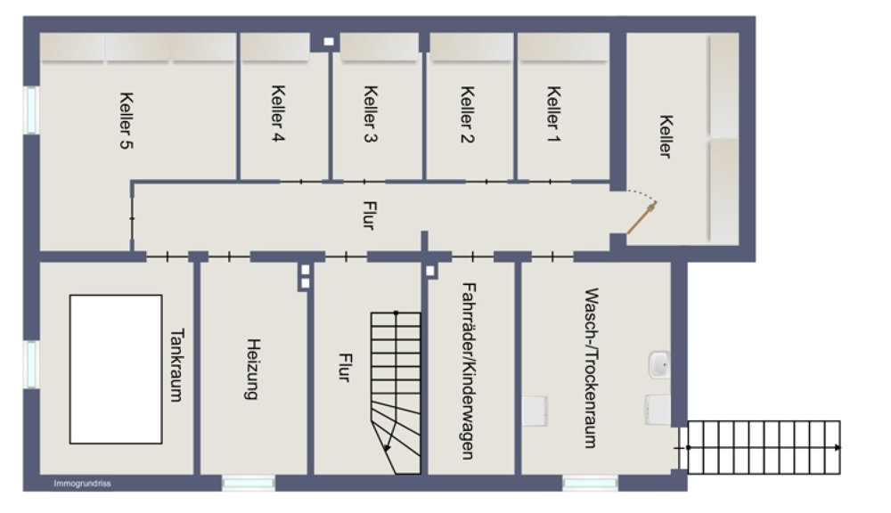 Grundriss Keller