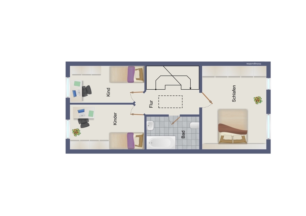 Grundriss Obergeschoss