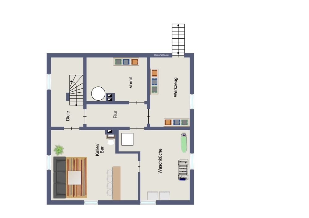 Grundriss Keller