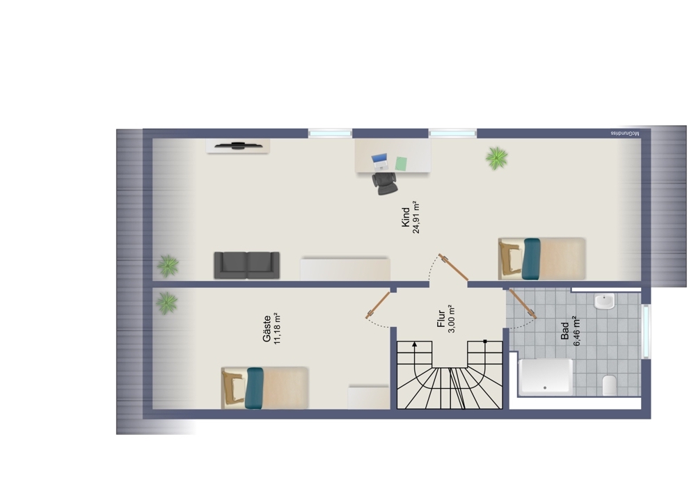 Grundriss Dachgeschoss