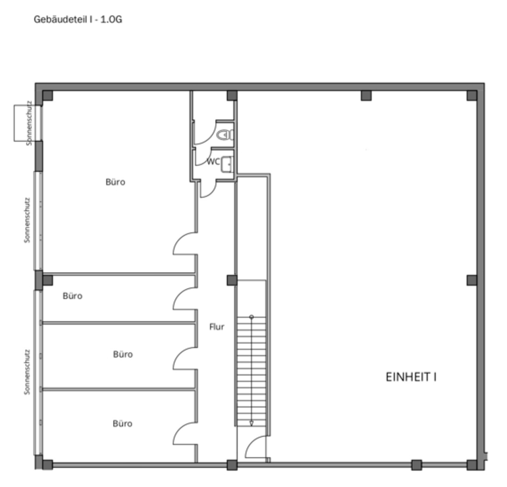 Grundriss 1. Obergeschoss