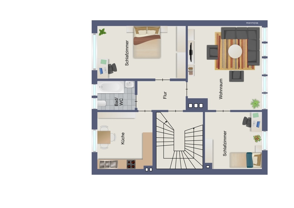 1. - 3. Obergeschoss