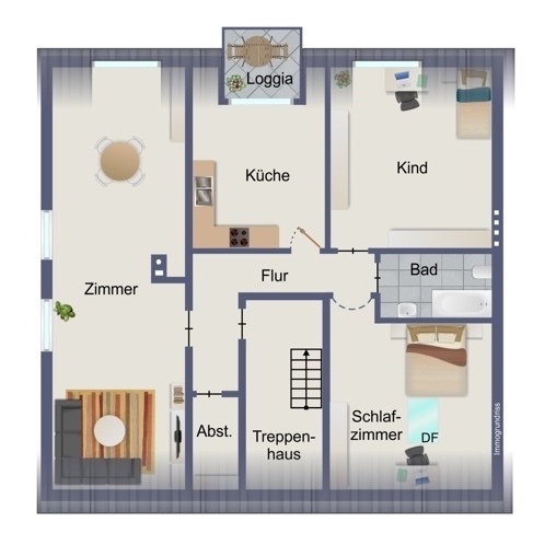 Grundriss Dachgeschoss- 395