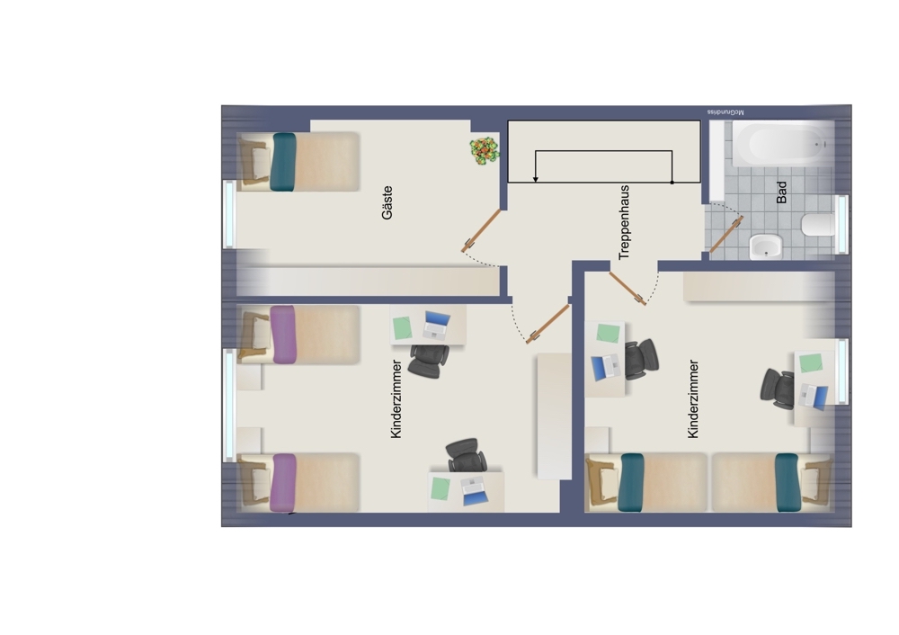 Grundriss 1. Obergeschoss