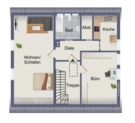 Grundriss Dachgeschoss - 397