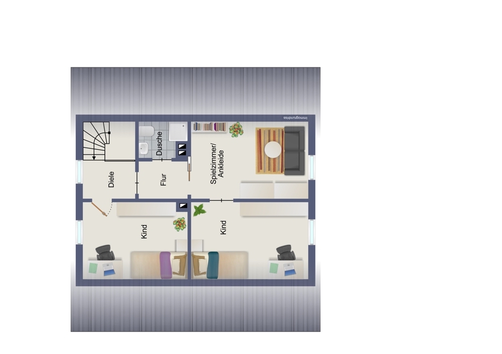 Grundriss Dachgeschoss