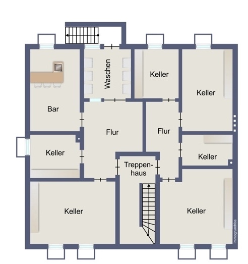 Grundriss Kellergeschoss - 395 