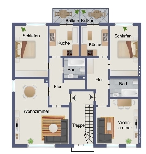 Grundriss 1. Obrgeschoss - 395