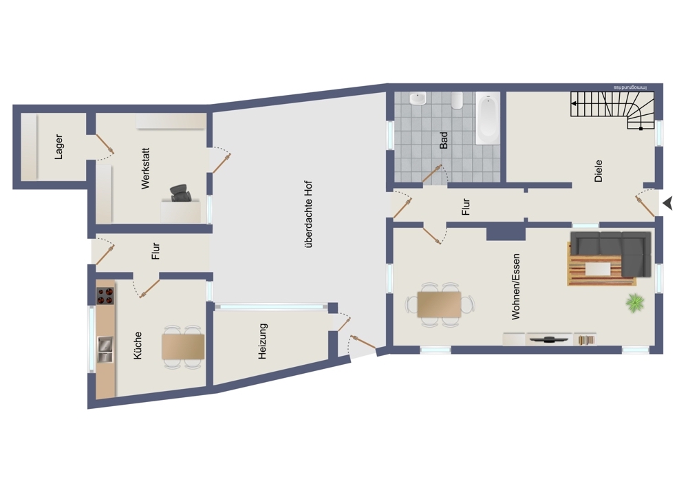 Grundriss Erdgeschoss