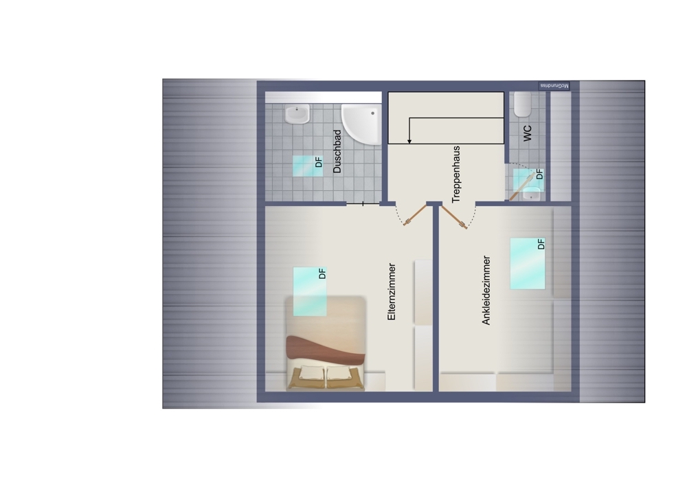 Grundriss Dachgeschoss